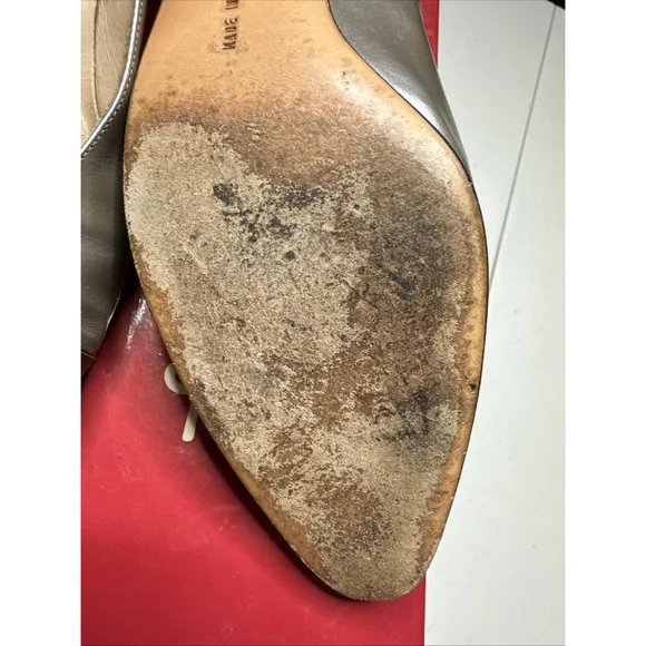 salvatore Ferragamo Women's  Shoes 6 AA Flat (Narrow) Navone Nordstrom $230 Box