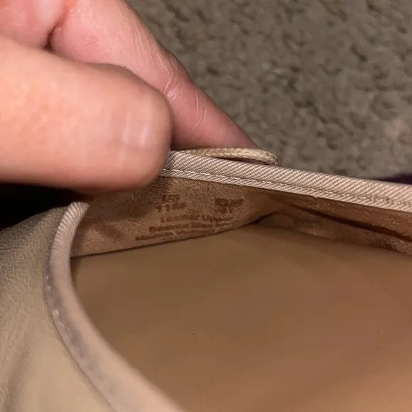 SAM EDELMAN Circus Charlotte Ballet Flat Bow Sheep Nappa Leather Nude Beige 11