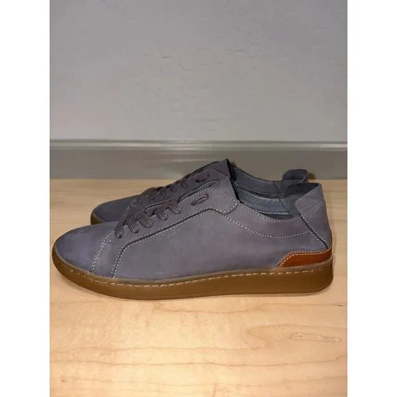 Sam Edelman JAYME River Rock Gray Brown Leather Casual Sneaker Shoes Size‎ 8M