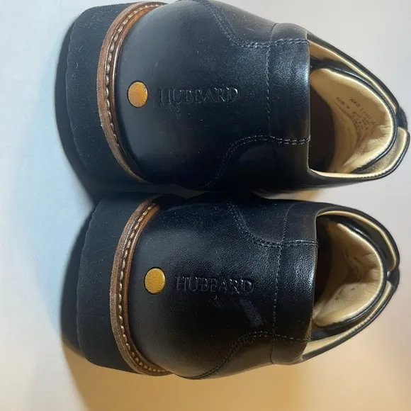 Samuel Hubbard Black Leather Comfort Dress Shoes w/ Vibram Soles, Memory Foam