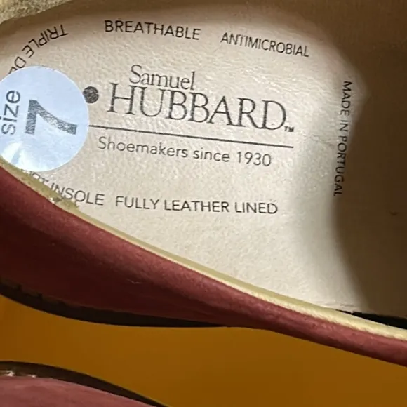 Samuel Hubbard Free Rust Nubuck Oxford Shoe New with no Box Size 7
