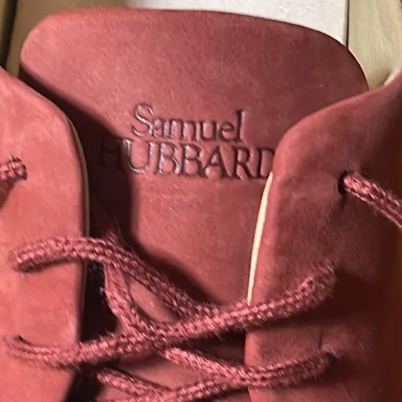 Samuel Hubbard Free Rust Nubuck Oxford Shoe New with no Box Size 7
