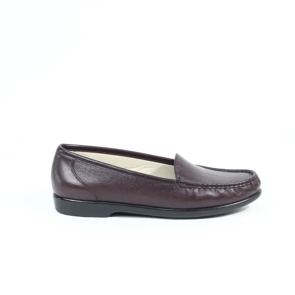 SAS Moccasin Women Loafer Slip on Leather Comfort Shoe 10.5