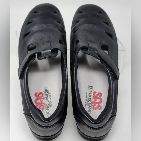 Sas Shoes Roamer Leather Women’s Casual Shoes Low Heel Black Size 9Pre-owned
