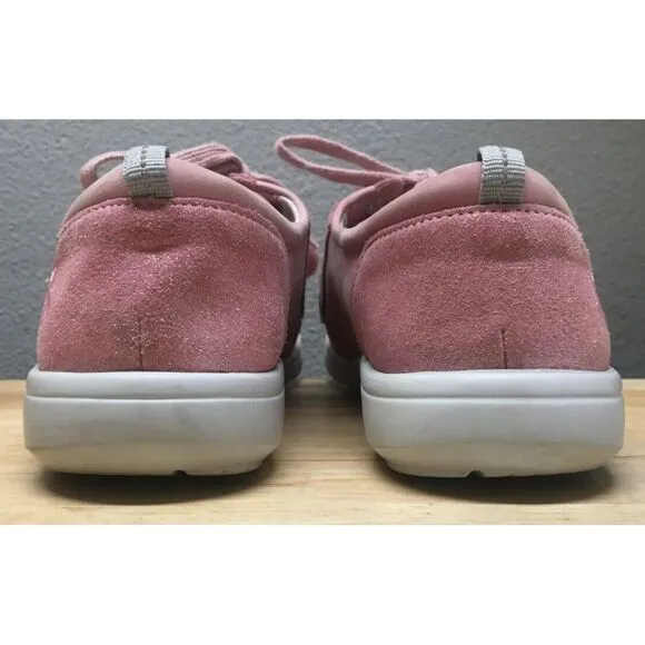 SAS Sporty Sneakers Breast Cancer Awareness Lace‎ Up 6.5 M Pearl Gray Pink