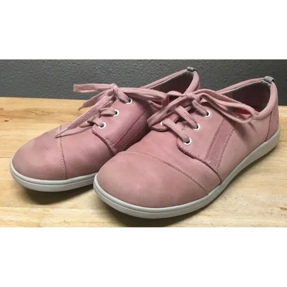 SAS Sporty Sneakers Breast Cancer Awareness Lace‎ Up 6.5 M Pearl Gray Pink