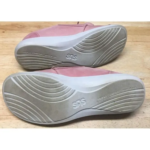 SAS Sporty Sneakers Breast Cancer Awareness Lace‎ Up 6.5 M Pearl Gray Pink