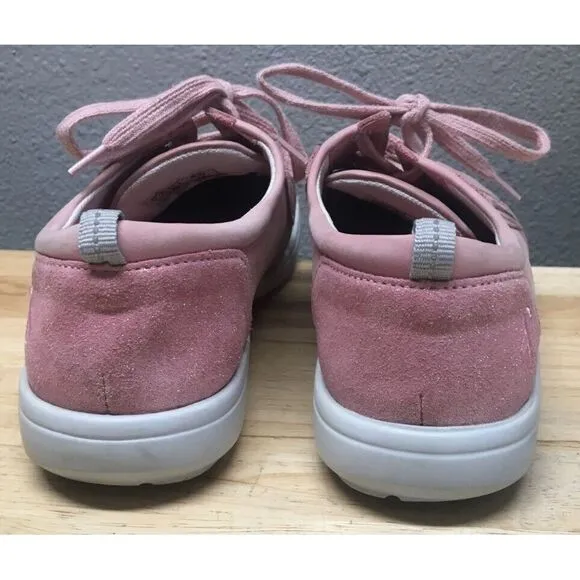 SAS Sporty Sneakers Breast Cancer Awareness Lace‎ Up 6.5 M Pearl Gray Pink