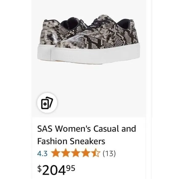 SAS Women's Casual and Fashion Sneakers