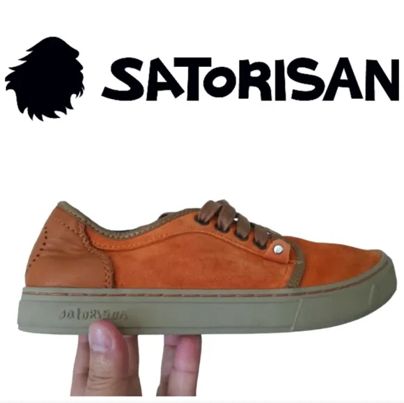Satorisan Women's Heisei Suede Terracota Shoes. Size 37 US(6-6.5 Women).