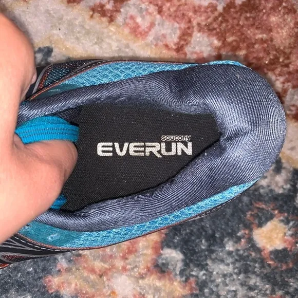 Saucony Men’s EverRun Supportive Blue Running Sneakers Size 10.5