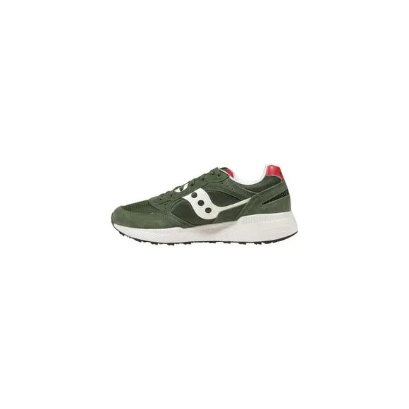 Saucony Sporty Slip-On Lace-Up Leather Sneakers Men Green