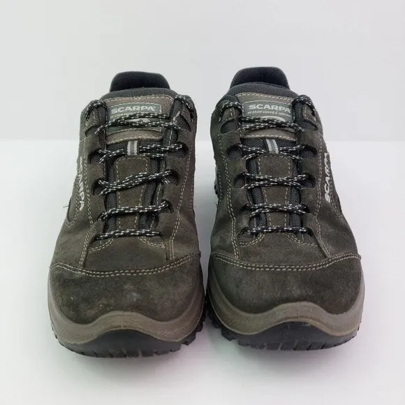 Scarpa Stratos GTX Mens Sz 6.5 Womens Sz 7.5 Black GoreTex Hiking Shoes 30012-20