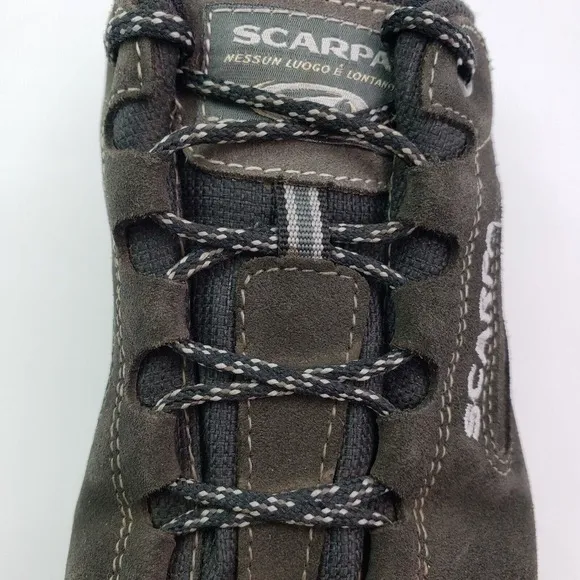 Scarpa Stratos GTX Mens Sz 6.5 Womens Sz 7.5 Black GoreTex Hiking Shoes 30012-20