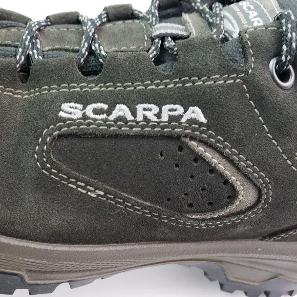 Scarpa Stratos GTX Mens Sz 6.5 Womens Sz 7.5 Black GoreTex Hiking Shoes 30012-20