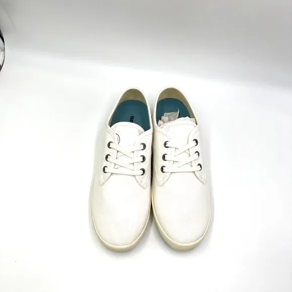 Seavees Womens Sixty Six White Lace Up Casual Sneakers Shoes 6.5M NEW