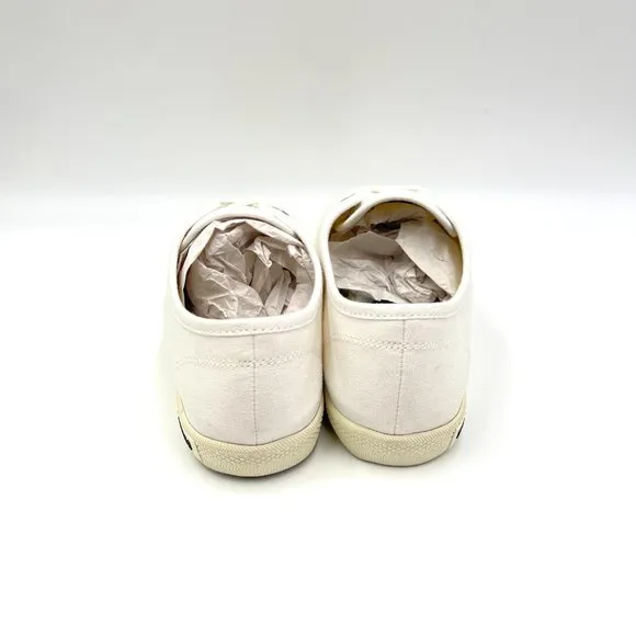 Seavees Womens Sixty Six White Lace Up Casual Sneakers Shoes 6.5M NEW