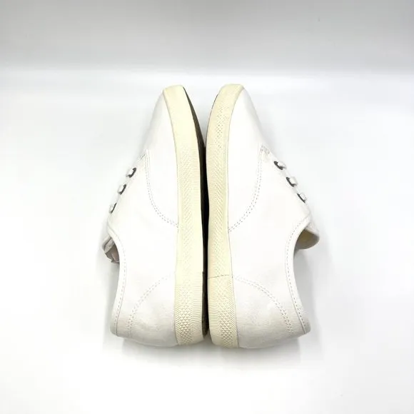 Seavees Womens Sixty Six White Lace Up Casual Sneakers Shoes 6.5M NEW