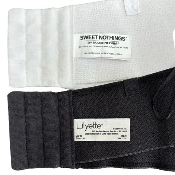 Sexy Smooth Strapless Bra Set Padded Natural Lift Support Black White Size 38DD
