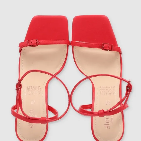 Shasa  Shoes Red Sandals for Women