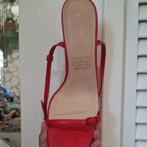 Shasa  Shoes Red Sandals for Women