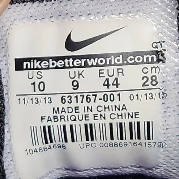 Size 10 Nike Air Max Motion‎ 631767-001 Sneakers Shoes Mens