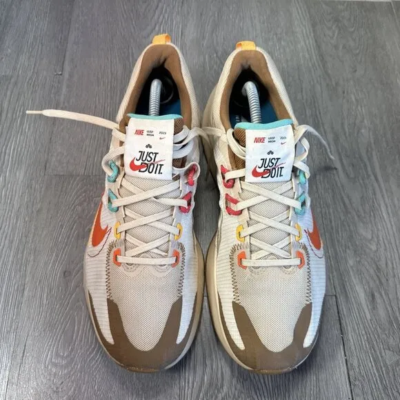 Size 10.5 - Nike Juniper Trail 2 Sanddrift Safety Orange Hiking Sneaker Shoes