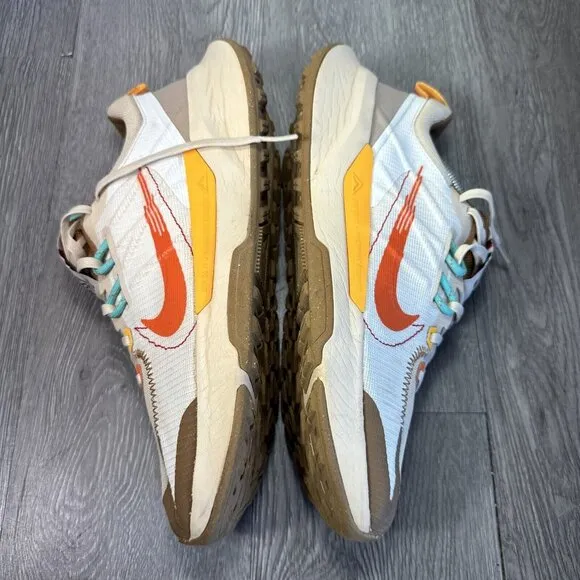 Size 10.5 - Nike Juniper Trail 2 Sanddrift Safety Orange Hiking Sneaker Shoes