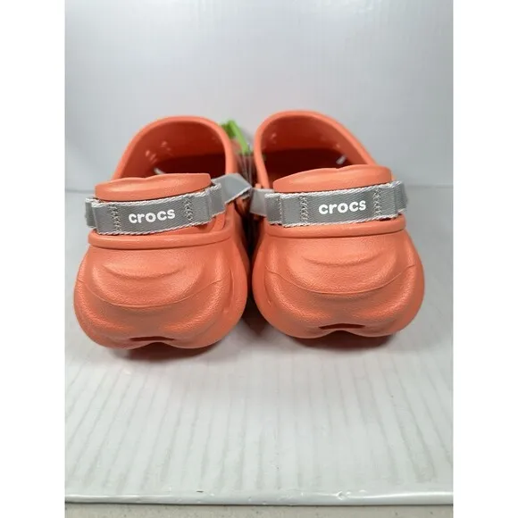 Size 12 Crocs Echo Grapefruit Reflect Backstrap Clog Shoes Comfort Casual Mens