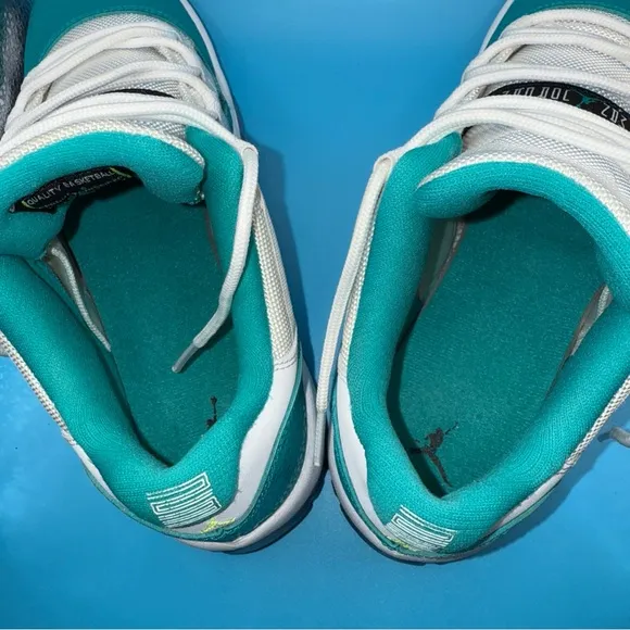 Size 6Y- Jordan 11 Aqua Safari 2014, 580521-143, CLEAN, Preowned, No BOX