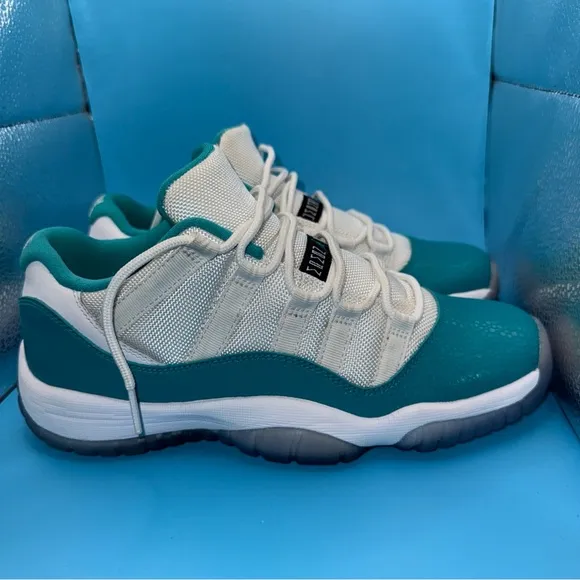 Size 6Y- Jordan 11 Aqua Safari 2014, 580521-143, CLEAN, Preowned, No BOX