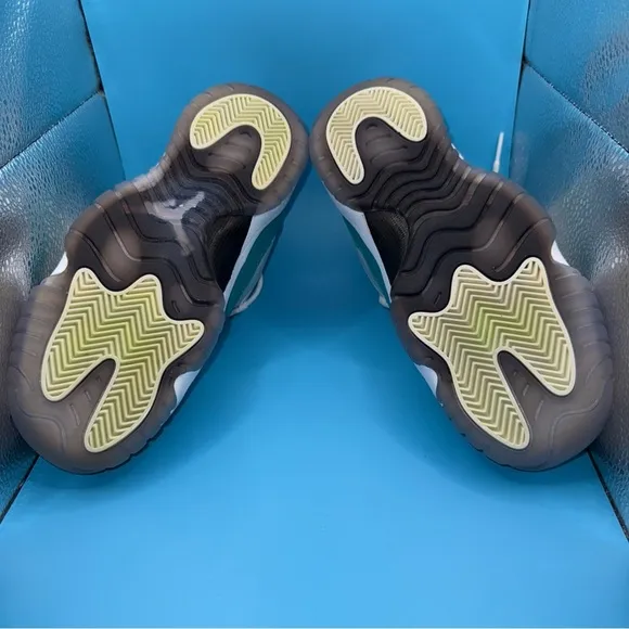 Size 6Y- Jordan 11 Aqua Safari 2014, 580521-143, CLEAN, Preowned, No BOX