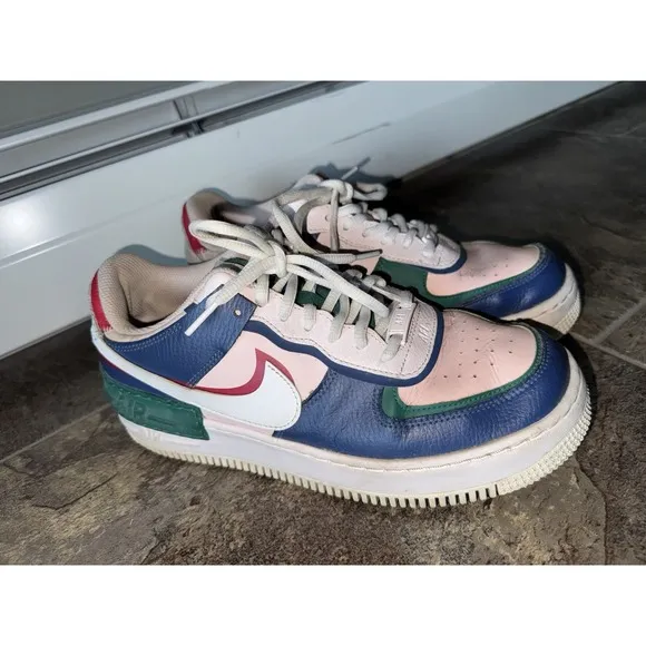 Size 9.5 - Nike Air Force 1 Shadow Mystic Navy W