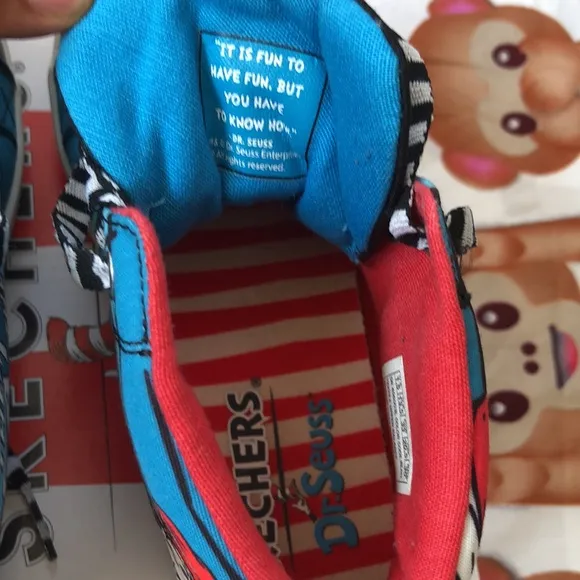 Skecher dr. Seuss sneakers size 1.5 used only one time