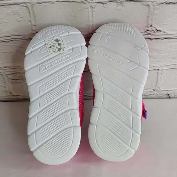 'SKECHERS' COMFY-FLEX  TRAINING SNEAKERS PINK SPARKLE
