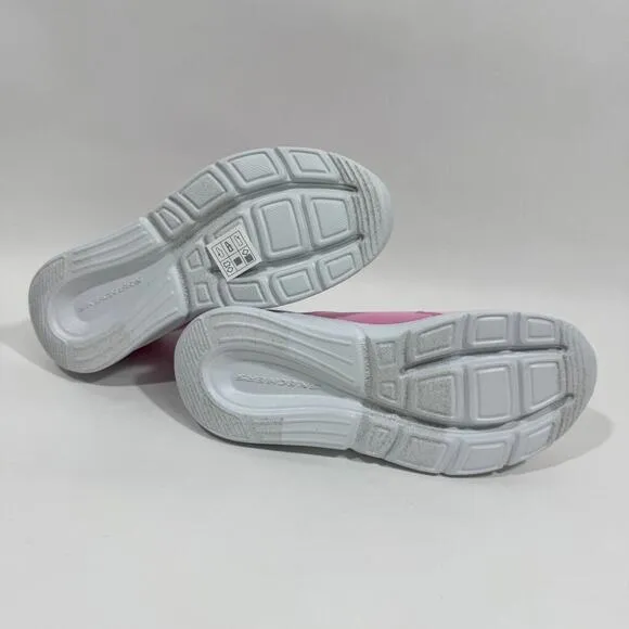 Skechers Girl’s Size 3 Pink Multi Skech Fast 2.0 Slip On Casual Sporty Sneakers