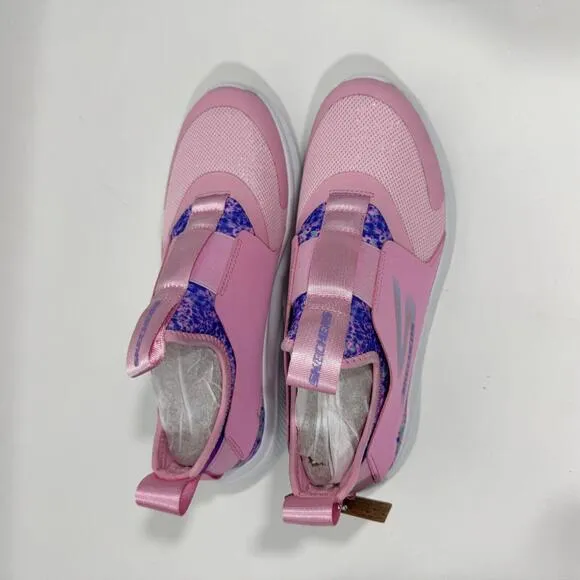 Skechers Girl’s Size 3 Pink Multi Skech Fast 2.0 Slip On Casual Sporty Sneakers