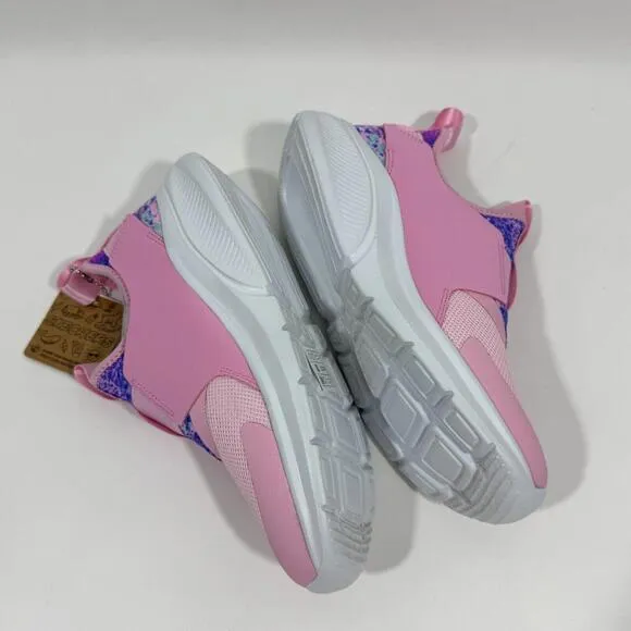 Skechers Girl’s Size 3 Pink Multi Skech Fast 2.0 Slip On Casual Sporty Sneakers