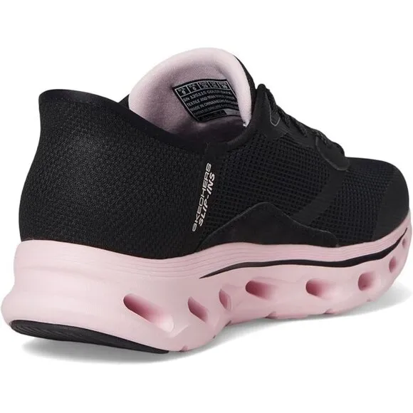 Skechers GO WALK Glide-Step 2.0 Belah Slip-Ins – Women’s Size 7.5 – Black &amp; Pink