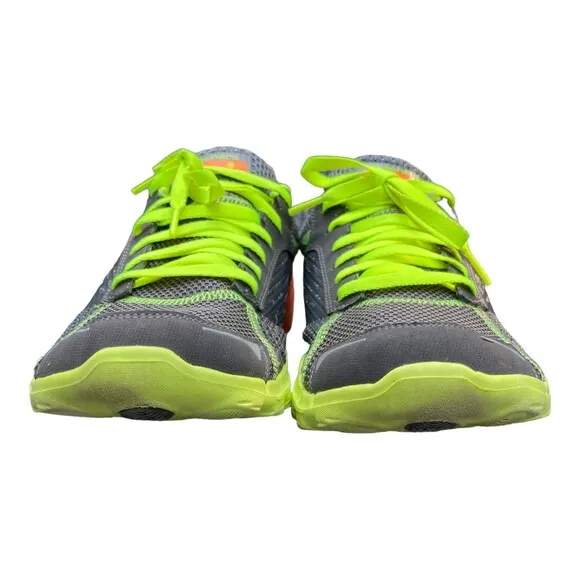 Skechers GOrun 2  Men's US10 Grey neon green orange running minimalist shoes