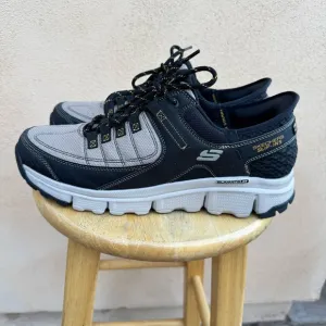 Skechers Gray Black Summit Hands Free Slip In Sneakers Mens 12