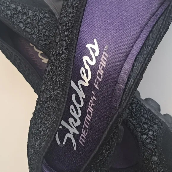 Skechers Memory Foam Women's Ballet Flats Lace Shoes