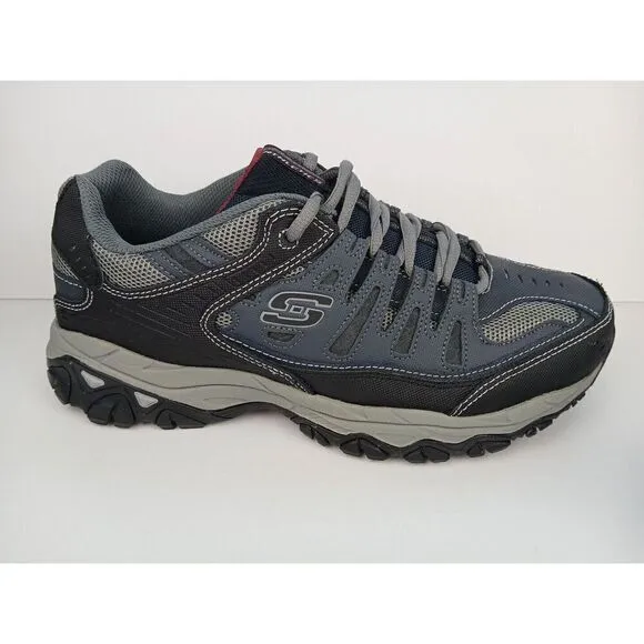 Skechers Men After Burn Memory Fit 50125EWW BLK  Athletic ShoesSneakers Sz 10.5