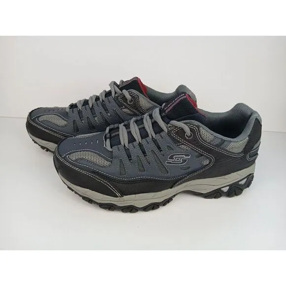 Skechers Men After Burn Memory Fit 50125EWW BLK  Athletic ShoesSneakers Sz 10.5