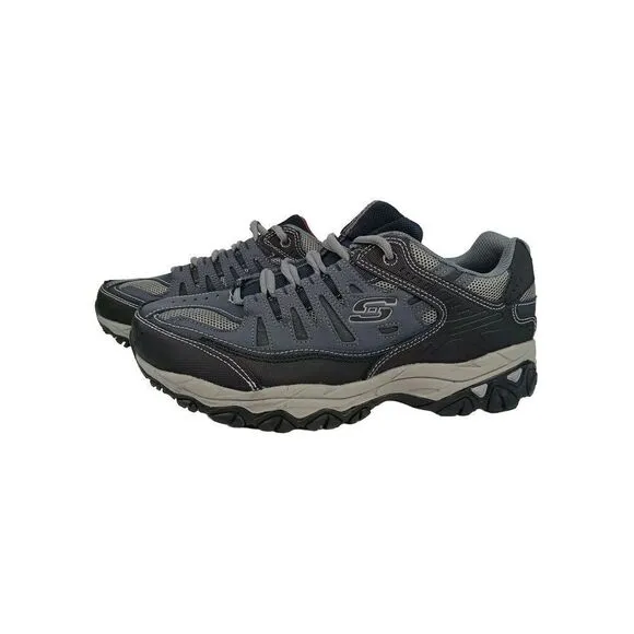 Skechers Men After Burn Memory Fit 50125EWW BLK  Athletic ShoesSneakers Sz 10.5