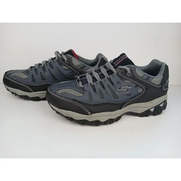 Skechers Men After Burn Memory Fit 50125EWW BLK  Athletic ShoesSneakers Sz 10.5