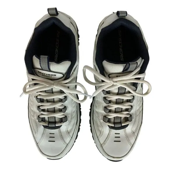 Skechers Mens Energy Afterburn Sneakers Size 12 White Casual Shoes SN 50081