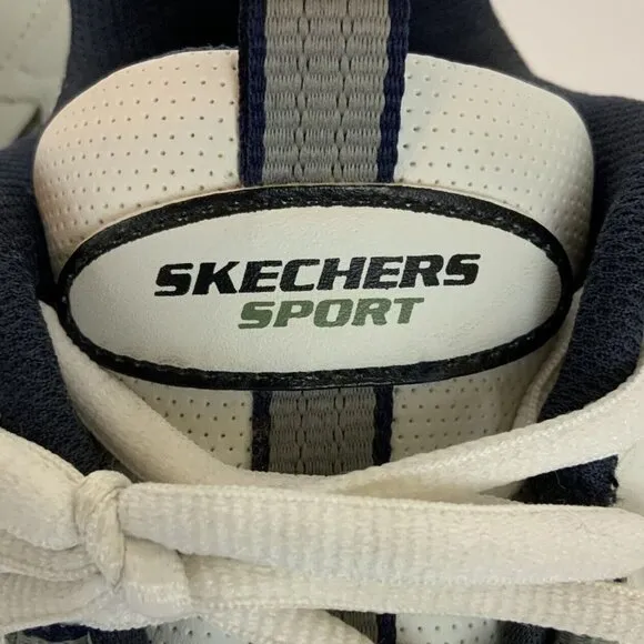 Skechers Mens Energy Afterburn Sneakers Size 12 White Casual Shoes SN 50081