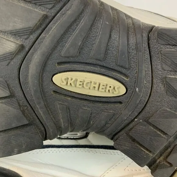 Skechers Mens Energy Afterburn Sneakers Size 12 White Casual Shoes SN 50081