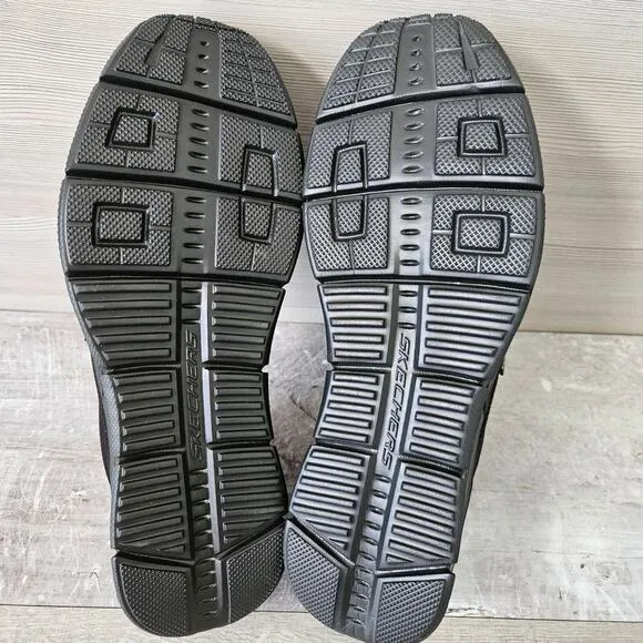 Skechers Mens Relaxed Fit Air-Cooled Memory Foam Shoes 232016 Black Size 10.5